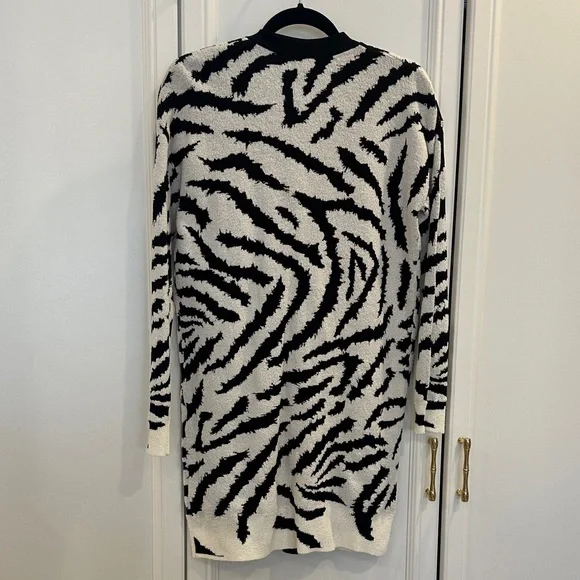 NWT Escada Zebra Print Cardigan
